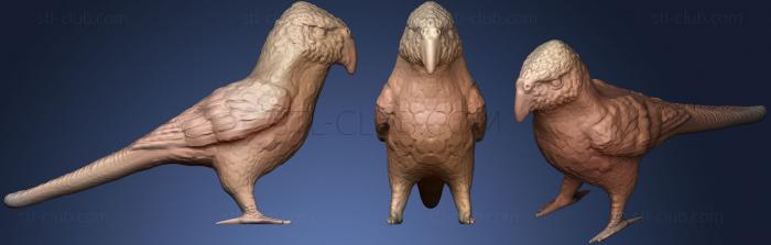 3D модель Фигурка попугая (STL)